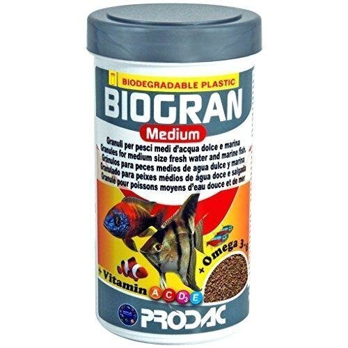 Keskmised graanulid kaladele Podac Biogran Medium 250ml 120g hind ja info | Toit kaladele | kaup24.ee