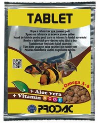 Tabletid põhjakaladele Prodac Tablet 12g hind ja info | Toit kaladele | kaup24.ee