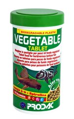 Vegetaarsed tabletid põhjakaladele Prodac Vegetable Tablet 1200ml 750g hind ja info | Toit kaladele | kaup24.ee