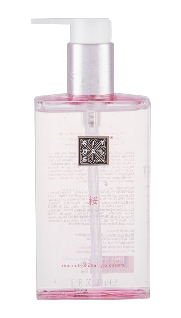 Vedel käteseep Rituals Sakura Blossoming Rice Milk & Cherry Blossom 300 ml цена и информация | Seebid | kaup24.ee