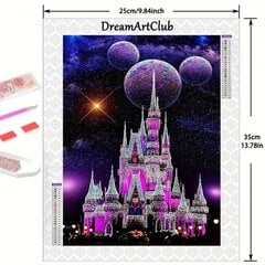 Teemanttikand Disney Castle, 35x25cm цена и информация | Алмазная мозаика | kaup24.ee