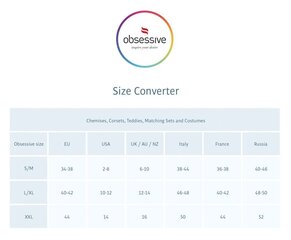 Комплект сексуального нижнего белья Obsessive цена и информация | Сексуальное женское белье | kaup24.ee
