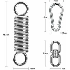 Vedruga ripptool Tugev rippvedru komplekt kuni 250 kg võrkkiiges ripptoolis цена и информация | Стулья для кухни и столовой | kaup24.ee