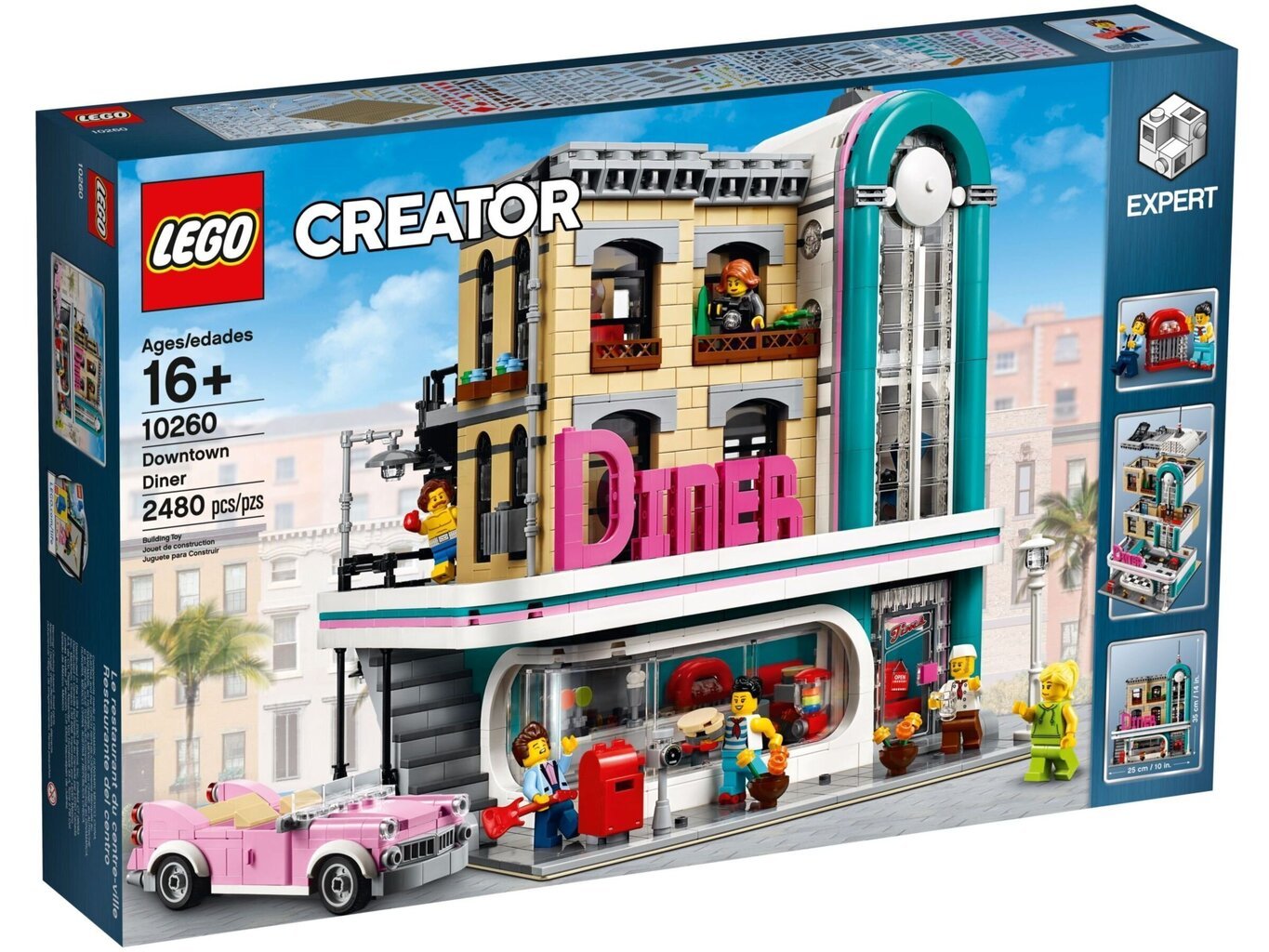 10260 LEGO® Creator Expert City Restoran цена и информация | Klotsid ja konstruktorid | kaup24.ee