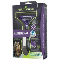 Furminaator pikakarvalistele kassidele Undercoat deShedding, M/L цена и информация | Средства по уходу за животными | kaup24.ee