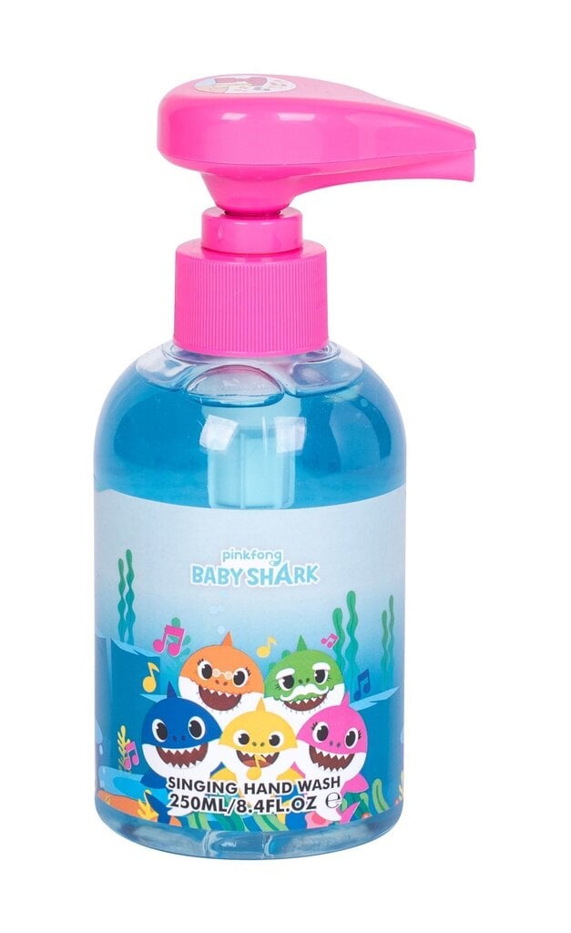 Vedel käteseep lastele Pinkfong Baby Shark 250 ml цена и информация | Laste ja ema kosmeetika | kaup24.ee