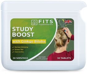 Toidulisand Study Boost 30 tabletti hind ja info | Muud toidulisandid ja preparaadid | kaup24.ee