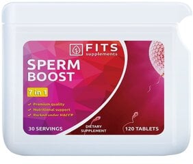 Toidulisand Sperm Boost 7 in 1 kompleks 120 tabletti цена и информация | Другие добавки и препараты | kaup24.ee