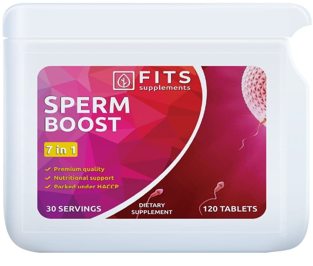 Toidulisand Sperm Boost 7 in 1 kompleks 120 tabletti hind ja info | Muud toidulisandid ja preparaadid | kaup24.ee