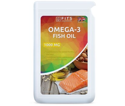 Биодобавка Омега-3 рыбий жир 1000 мг, 90 капсул цена и информация | Витамины, пищевые добавки, препараты для иммунитета | kaup24.ee