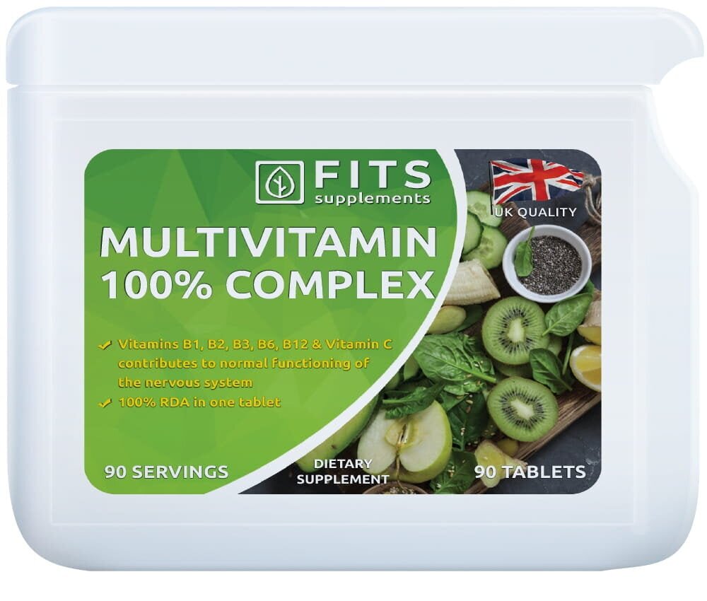 Toidulisand Multivitamiinid 100% kompleks 90 tabletti цена и информация | Vitamiinid | kaup24.ee