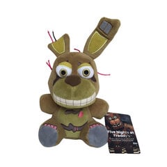 18 cm FNAF Freddy plüüsis mänguasi topitud ja plüüsist loomad karu jänes mäng Fnaf sünnipäeva jõulumänguasjad lastele AAAS topitud loomad hind ja info | Pehmed mänguasjad | kaup24.ee