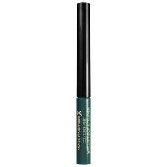 Vedel silma kontuurpliiats Max Factor Colour X-pert 5 g, 04 Metallic Turquoise, veekindel hind ja info | Ripsmetušid, lauvärvid, silmapliiatsid, seerumid | kaup24.ee