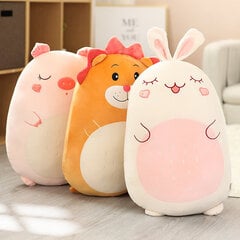 Squishmallows Plush Toy Animal Kawaii Soft Big Pillow must karu hind ja info | Pehmed mänguasjad | kaup24.ee