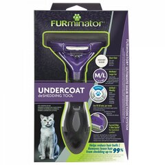 Фурминатор Undercoat deShedding для короткошерстных кошек, L цена и информация | Средства по уходу за животными | kaup24.ee