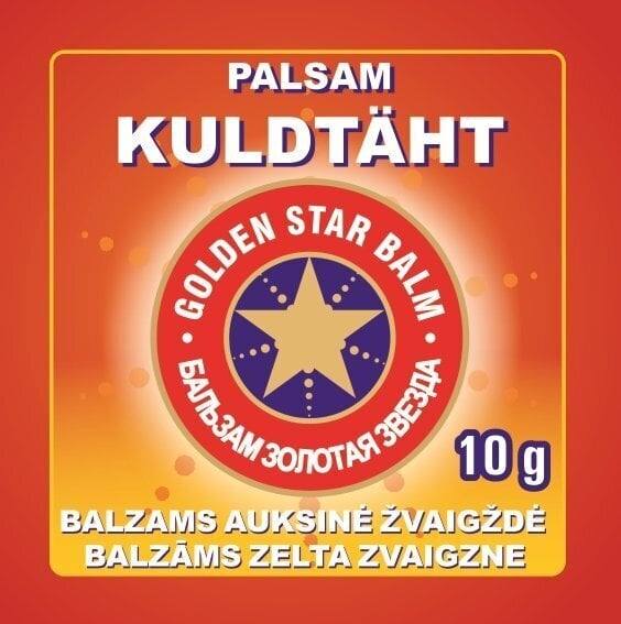 Palsam KULDTÄHT 10 g hind ja info | Esmaabi | kaup24.ee