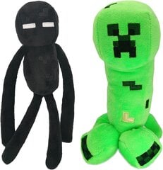 Enderman Creeper Plush 10-tolline/7-tolline Enderman Creeper 2tk nukk цена и информация | Мягкие игрушки | kaup24.ee