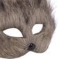 Eesli mask Halloweeni cosplay mask Poole näo loor Silmamask Karvane eesli kostüüm Aksessuaarid Loomapeo Kasside maskid цена и информация | Näomaskid, silmamaskid | kaup24.ee