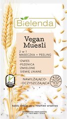 Niisutav näomask Bielenda Vegan Muesli 2in1 8 g цена и информация | Маски для лица, патчи для глаз | kaup24.ee