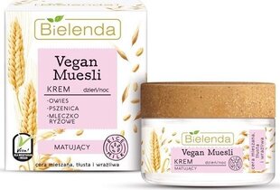 Matistav näokreem Bielenda Vegan Muesli 50 ml hind ja info | Näokreemid | kaup24.ee