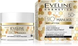 Питательный крем для лица против морщин Eveline Cosmetics BIO Manuka 50+ Day and Night 50 мл цена и информация | Кремы для лица | kaup24.ee