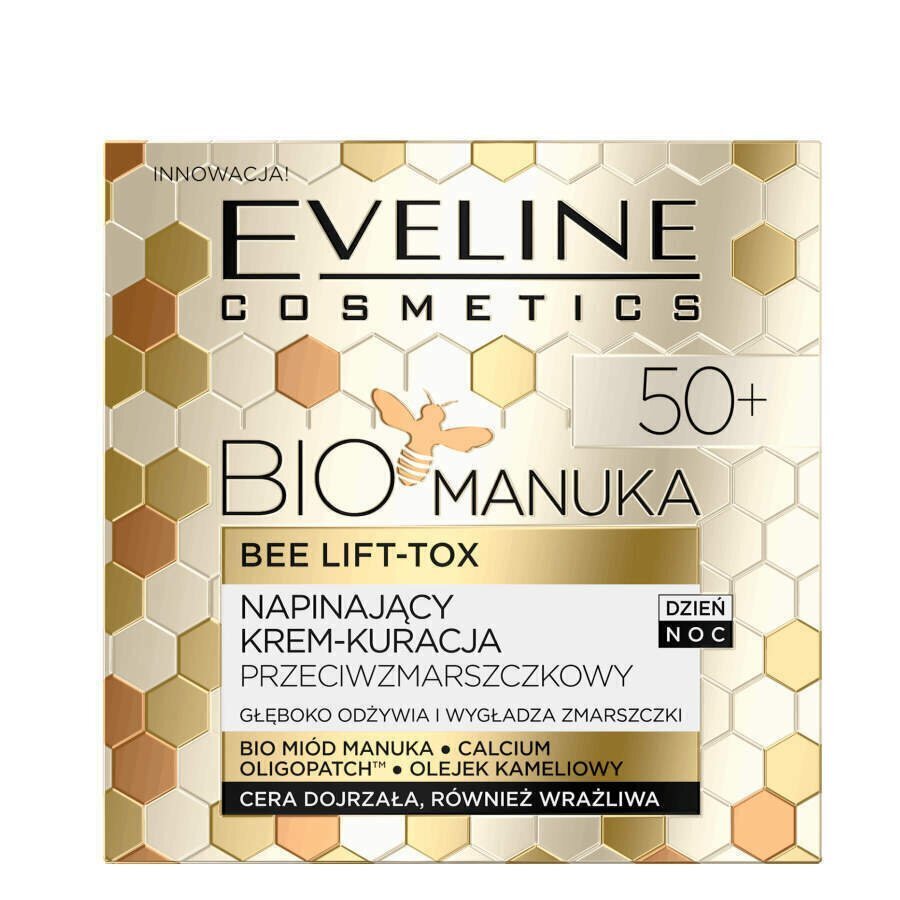 Kortsudevastane toitev näokreem Eveline Cosmetics BIO Manuka 50+ Day and Night 50 ml hind ja info | Näokreemid | kaup24.ee