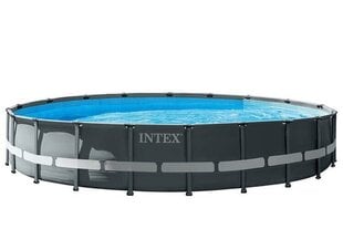Каркасный бассейн Intex Ultra XTR™ Frame 610x122 см, с 12 В фильтром цена и информация | Бассейны | kaup24.ee