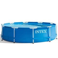 Каркасный бассейн Intex Metal Frame 305x76 см, без фильтра цена и информация | Бассейны | kaup24.ee