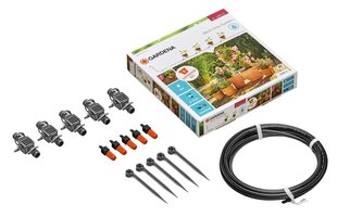 Laiendatud komplekt lillepottidele Gardena Micro-Drip-System M hind ja info | Kastekannud, voolikud, niisutus | kaup24.ee