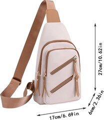 Kiire ostlemine Naiste Sling kott Rinnaga päevakott Crossbody vabaaja seljakott Kerged õlakotid reisimiseks Sport Jooksmine Matkamine цена и информация | Женские сумки | kaup24.ee