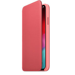 iPhone XS Max Leather Folio - Peony Pink hind ja info | Telefoni kaaned, ümbrised | kaup24.ee