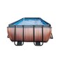 Karkassiga bassein filtriga Exit Wood, 400x200cm, pruun hind ja info | Basseinid | kaup24.ee