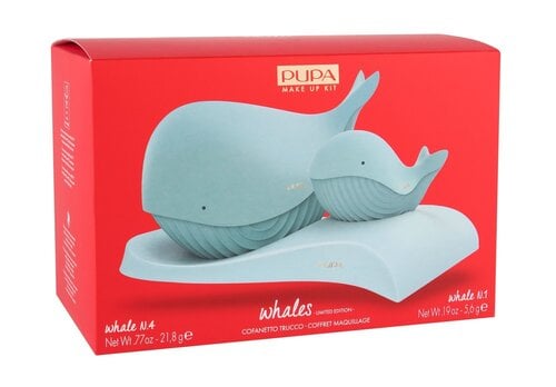 Dekoratiivkosmeetika palett Pupa Whale Nr.1 5,6 g + Whale Nr.4 21,8 g, 002 hind ja info | Huulepulgad, -läiked, -palsamid, vaseliin | kaup24.ee