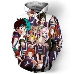 (LW584-XL） 3D Anime My Hero Academia Todoroki Shoto Hoodie dressipluusid meestele hind ja info | Meeste pusad | kaup24.ee