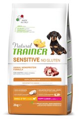 Natural trainer  sensitive no gluten adult mini duck - безглютеновый сухой корм с уткой для взрослых собак  цена и информация |  Сухой корм для собак | kaup24.ee