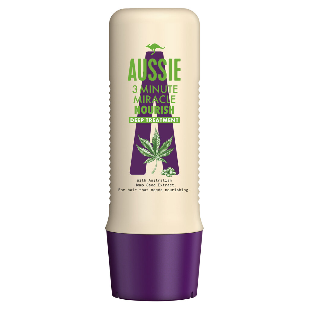 Toitev juuksemask Aussie 3 Minute Miracle Nourish 250 ml hind ja info | Maskid, õlid, seerumid | kaup24.ee