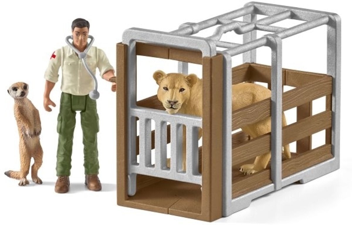 Loomade päästeauto Schleich Wild Life hind ja info | Poiste mänguasjad | kaup24.ee