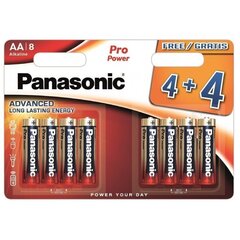 Panasonic батарейки LR6PPG/8B (4+4шт) цена и информация | Батерейки | kaup24.ee