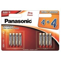 Panasonic батарейки LR03PPG/8B (4+4шт) цена и информация | Батерейки | kaup24.ee