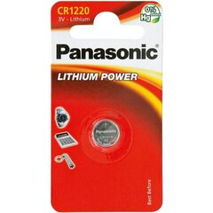 Patareid Panasonic CR1220/1B цена и информация | Батарейки | kaup24.ee