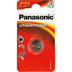 Panasonic батарейка CR1616/1B цена и информация | Батарейки | kaup24.ee