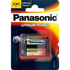 Panasonic батарейка 2CR5/1B цена и информация | Батерейки | kaup24.ee