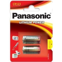 Liitiumpatareid Panasonic CR-123AL/2B hind ja info | Patareid | kaup24.ee