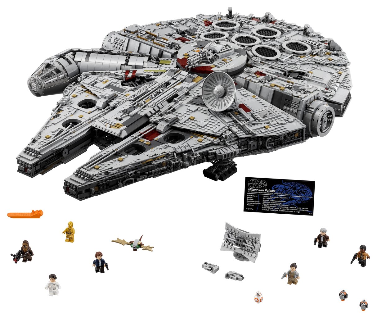 75192 LEGO® Star Wars Millennium Falcon hind ja info | Klotsid ja konstruktorid | kaup24.ee