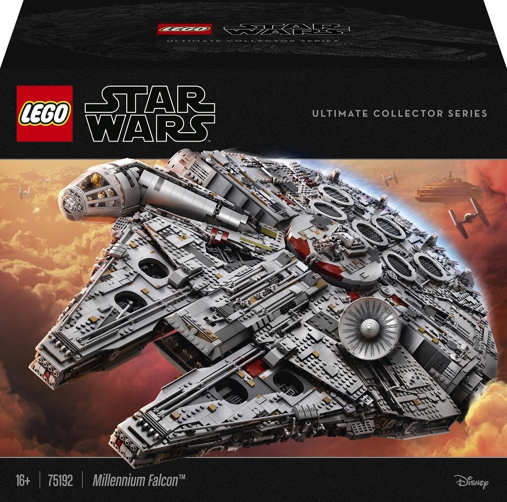 75192 LEGO® Star Wars Millennium Falcon hind ja info | Klotsid ja konstruktorid | kaup24.ee