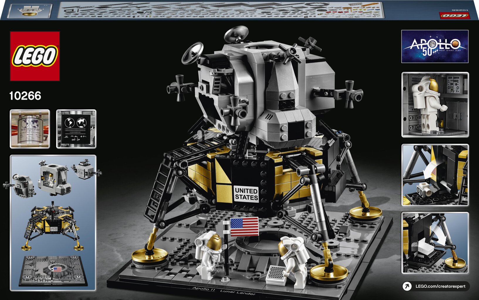 10266 LEGO® Creator Expert NASA Apollo 11 Lunar Lander hind ja info | Klotsid ja konstruktorid | kaup24.ee