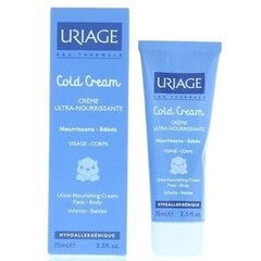 Питательный крем для лица и тела Uriage Bebe 1st Cold Cream 75 мл цена и информация | Косметика для мам и детей | kaup24.ee