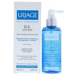 Снимающий раздражение спрей-лосьон для волос Uriage D.S. Hair Regulating Soothing 100 мл цена и информация | Маски, масла, сыворотки | kaup24.ee