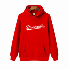 (HW0092red-1-XL）Huputid meeste hiphop DREAMVILLE J Cole logoga Kapuutsiga Prey Letter цена и информация | Мужские толстовки | kaup24.ee