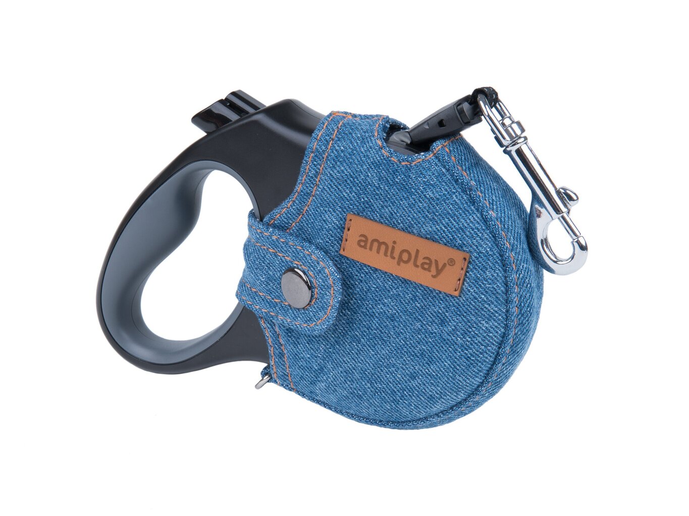 Amiplay Denim Blue jalutusrihm M, 5 m hind ja info | Koerte jalutusrihmad | kaup24.ee